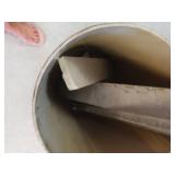 GRANITE PIECES WITH VINTAGE METAL CAN