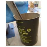 GRANITE PIECES WITH VINTAGE METAL CAN