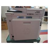ROLLING CART WITH PRINTER AND TONER