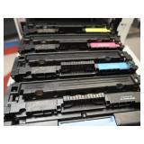 ROLLING CART WITH PRINTER AND TONER