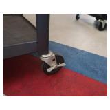 ROLLING CART WITH PRINTER AND CARTRIDGES