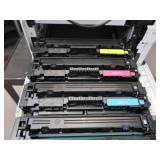 ROLLING CART WITH PRINTER AND CARTRIDGES