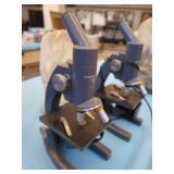 2 BAUSCH AND LOMB MICROSCOPES