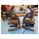 2 BAUSCH AND LOMB MICROSCOPES