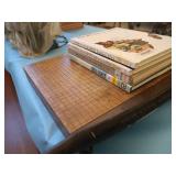 VINTAGE PAPERCUTTER AND BOOKS