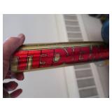 VINTAGE WOODEN BIN WITH BATS