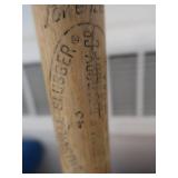 VINTAGE WOODEN BIN WITH BATS