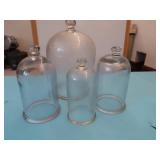 4 GLASS DOMES