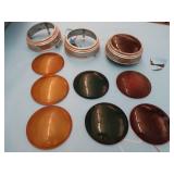 COLORED GLASS LIGHT LENSES