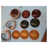 COLORED GLASS LIGHT LENSES