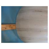 5 VINTAGE MILK GLASS LIGHT SHADES