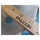 5 VINTAGE MILK GLASS SHADES