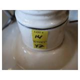 2 VINTAGE APPLETON PORCELAIN ENAMEL LIGHTING FIXTURES