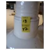 2 VINTAGE APPLETON PORCELAIN ENAMEL LIGHTING FIXTURES