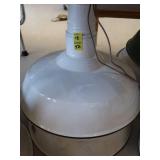 2 VINTAGE APPLETON PORCELAIN ENAMEL LIGHTING FIXTURES