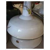 2 VINTAGE APPLETON PORCELAIN ENAMEL LIGHTING FIXTURES