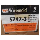 4 BOXES SHALLOW SWITCH AND RECIPROCAL BOX 3-GANG