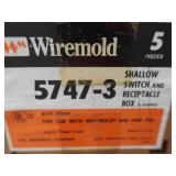 4 BOXES SHALLOW SWITCH AND RECIPROCAL BOX 3-GANG