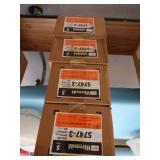 4 BOXES SHALLOW SWITCH AND RECIPROCAL BOX 3-GANG