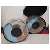 2 LARGE DRUMS