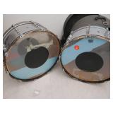 2 LARGE DRUMS