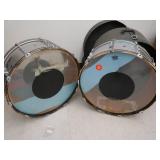 2 LARGE DRUMS