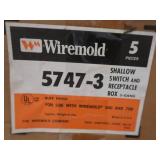 4 CASES OF SHALLOW SWITCH AND RECIPROCAL BOX 3-GANG