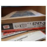 SHALLOW SWITCH AND RECIPROCAL BOX 3-GANG