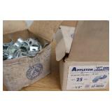 1UNOPENED BOX OF  APPLETON CONDUIT CLAMPS AND MORE