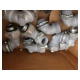1UNOPENED BOX OF  APPLETON CONDUIT CLAMPS AND MORE