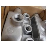 2 BOXES OF APPLETON MALLEABLE IRON UNILETS