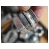 MIXED LOT OF FLEXIBLE METALLIC TUBING AND MORE