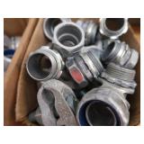 MIXED LOT OF FLEXIBLE METALLIC TUBING AND MORE