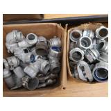 MIXED LOT OF FLEXIBLE METALLIC TUBING AND MORE