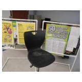 PVC PIPE CHART HOLDER AND CHAIR