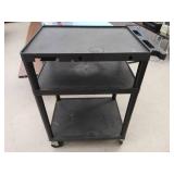 HARD PLASTIC ROLLING CART