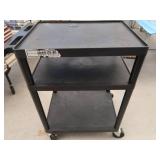 HARD PLASTIC ROLLING CART