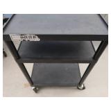 HARD PLASTIC ROLLING CART