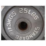 2 -25 LB BARBELL WEIGHTS