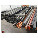 LOT OF 92 STURDI-BILT BEAMS - BEAMS WILL COME WITH SOME OF THE CLIPS THOUGH A FEW WERE DISCARDED (can be bought online used fairly cheaply) SEE DESCRIPTION FOR SIZES