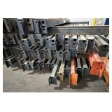 LOT OF 92 STURDI-BILT BEAMS - BEAMS WILL COME WITH SOME OF THE CLIPS THOUGH A FEW WERE DISCARDED (can be bought online used fairly cheaply) SEE DESCRIPTION FOR SIZES
