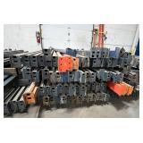 LOT OF 86 STURDI-BILT BEAMS - BEAMS WILL COME WITH SOME OF THE CLIPS THOUGH A FEW WERE DISCARDED (can be bought online used fairly cheaply) SEE DESCRIPTION FOR SIZES