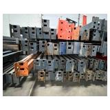 LOT OF 86 STURDI-BILT BEAMS - BEAMS WILL COME WITH SOME OF THE CLIPS THOUGH A FEW WERE DISCARDED (can be bought online used fairly cheaply) SEE DESCRIPTION FOR SIZES