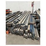 LOT OF 110 STURDI-BILT BEAMS - BEAMS WILL COME WITH SOME OF THE CLIPS THOUGH A FEW WERE DISCARDED (can be bought online used fairly cheaply) SEE DESCRIPTION FOR SIZES
