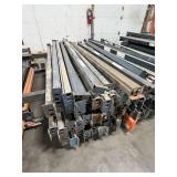LOT OF 110 STURDI-BILT BEAMS - BEAMS WILL COME WITH SOME OF THE CLIPS THOUGH A FEW WERE DISCARDED (can be bought online used fairly cheaply) SEE DESCRIPTION FOR SIZES