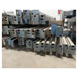 LOT OF 110 STURDI-BILT BEAMS - BEAMS WILL COME WITH SOME OF THE CLIPS THOUGH A FEW WERE DISCARDED (can be bought online used fairly cheaply) SEE DESCRIPTION FOR SIZES