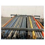 LOT OF 152 STURDI-BILT BEAMS -  BEAMS WILL COME WITH SOME OF THE CLIPS THOUGH A FEW WERE DISCARDED (can be bought online used fairly cheaply) SEE DESCRIPTION FOR SIZES