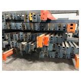 LOT OF 152 STURDI-BILT BEAMS -  BEAMS WILL COME WITH SOME OF THE CLIPS THOUGH A FEW WERE DISCARDED (can be bought online used fairly cheaply) SEE DESCRIPTION FOR SIZES