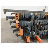 LOT OF 152 STURDI-BILT BEAMS -  BEAMS WILL COME WITH SOME OF THE CLIPS THOUGH A FEW WERE DISCARDED (can be bought online used fairly cheaply) SEE DESCRIPTION FOR SIZES