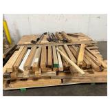 Large Lot Of Thick Wood Planks Plus Sheets Of Wood